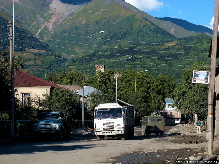 Башни в горах. Местиа, Грузия