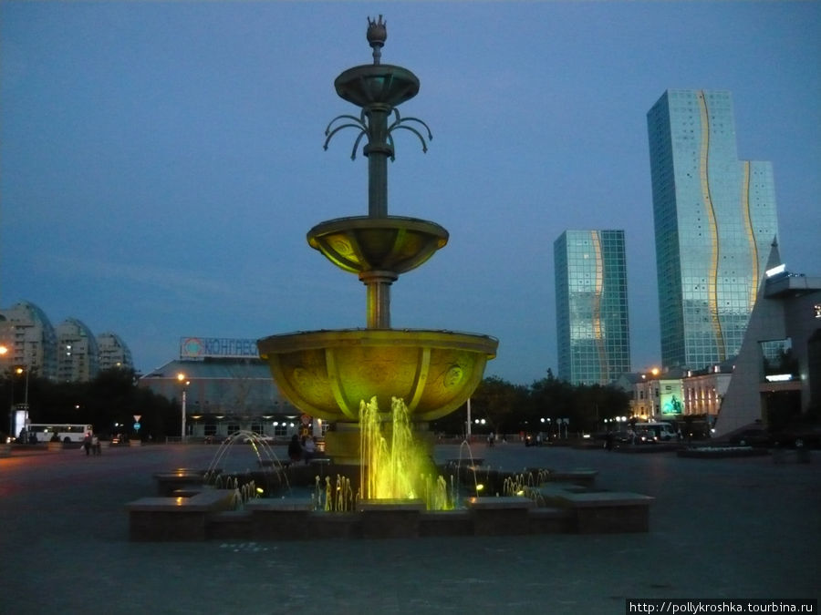 И еще немного ночного города Казахстан