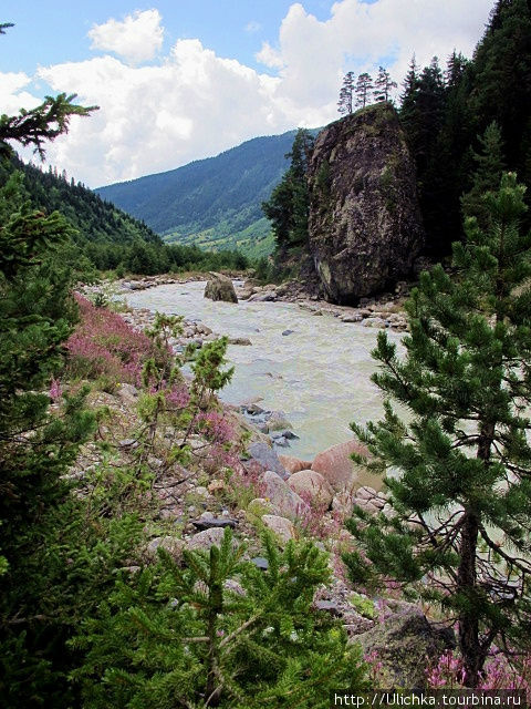 Наш первый ледник Местиа, Грузия