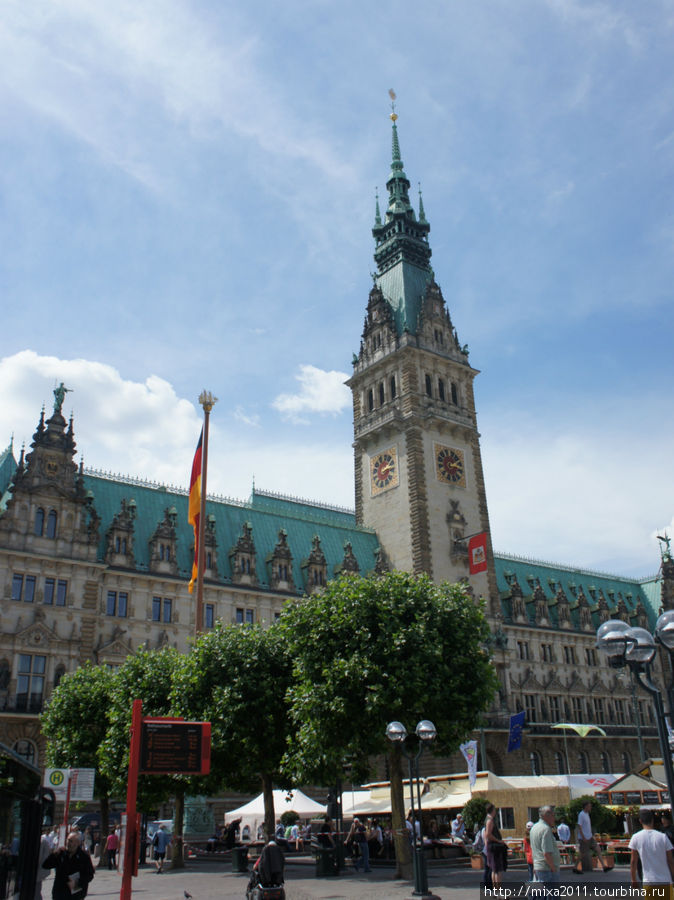 Rathaus Гамбург, Германия