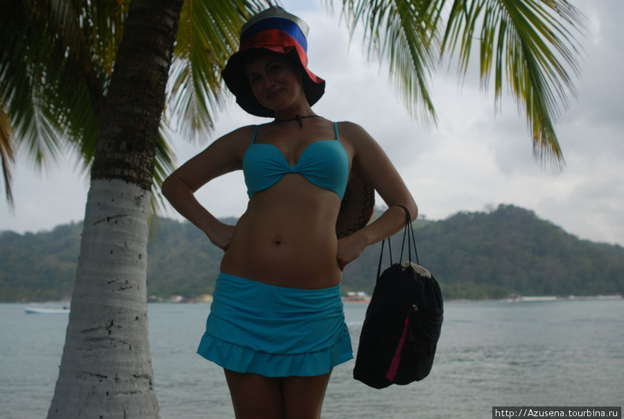 Какие Карибы без русских девушек? Остров Исла Гранде, Панама