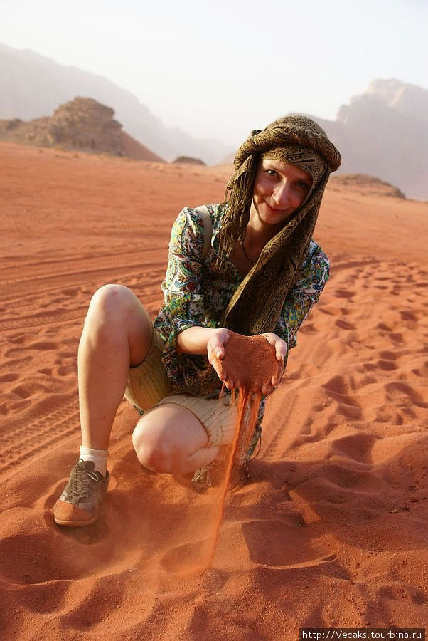 Красные пески пустыни Вади Рам Пустыня Вади Рам, Иордания