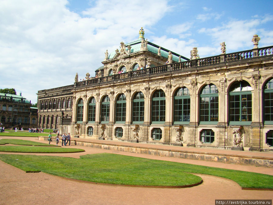 Бывшая резиденция саксонских королей Дрезден, Германия