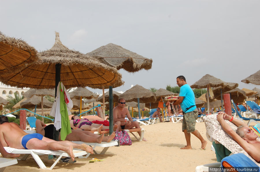 Море и пляж Хаммамет, Тунис