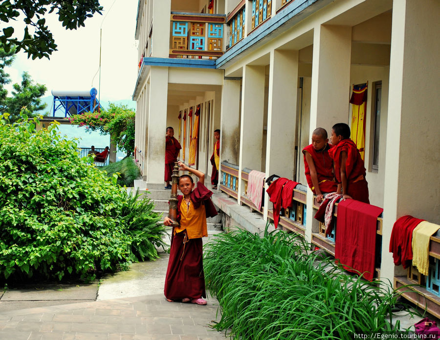 монастырская общага Непал