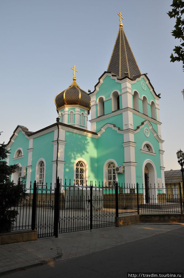 Православный Храм Святого Онуфрия-исторический памятник 19 века. Анапа, Россия