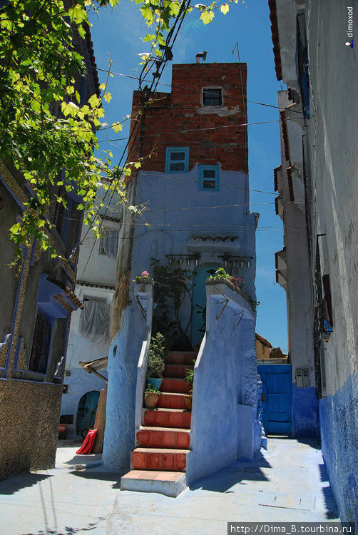 В одном синем-синем городе Шефшауэн, Марокко