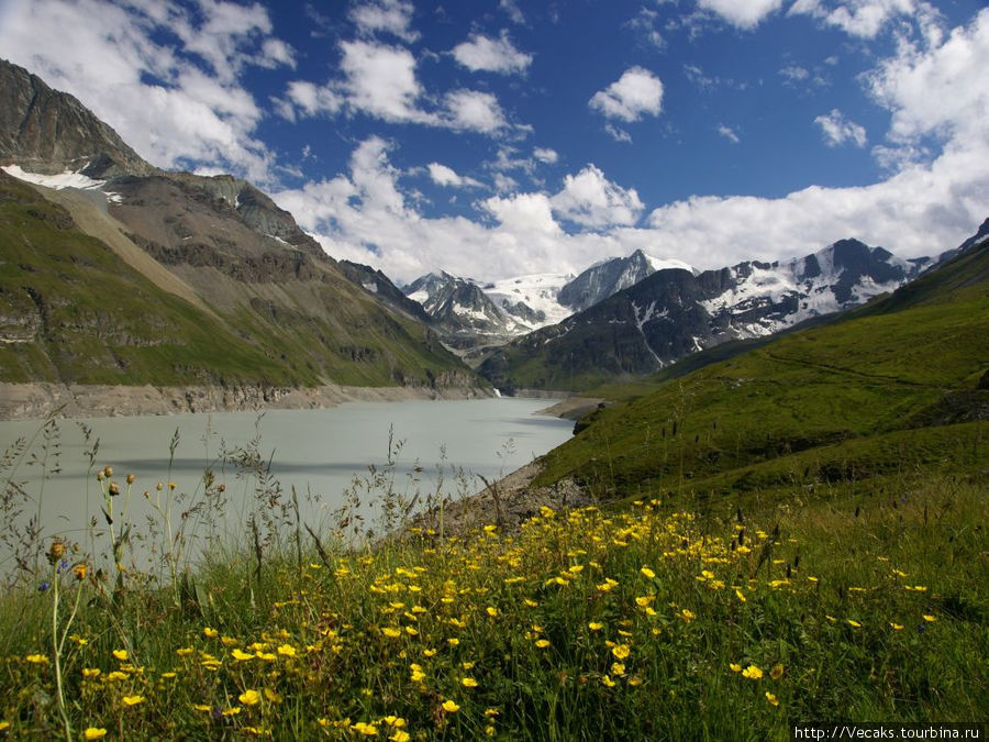 Пешком на Col des Roux (2804 м) Кантон Вале, Швейцария