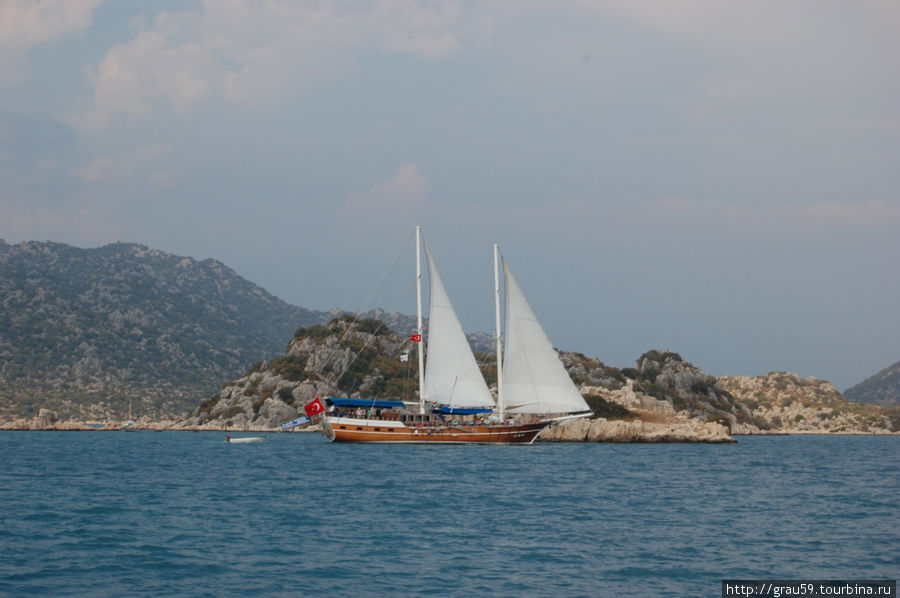 Яхты в Средиземном море Средиземноморский регион, Турция