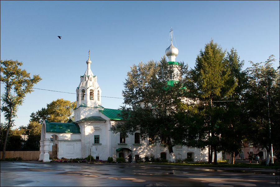 Город и Спасо-Прилуцкий мужской монастырь Вологда, Россия