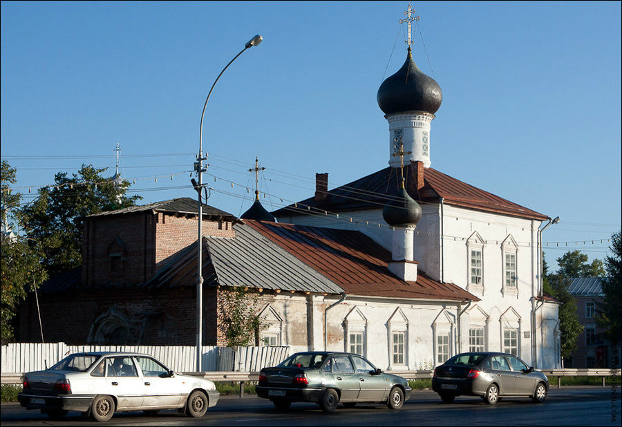 Город и Спасо-Прилуцкий мужской монастырь Вологда, Россия