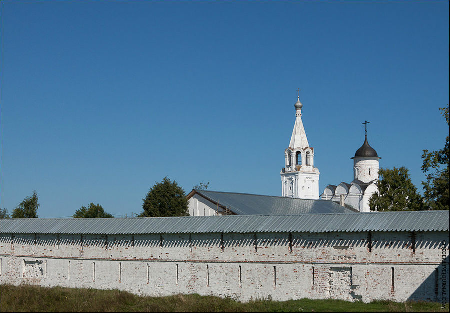 Город и Спасо-Прилуцкий мужской монастырь Вологда, Россия