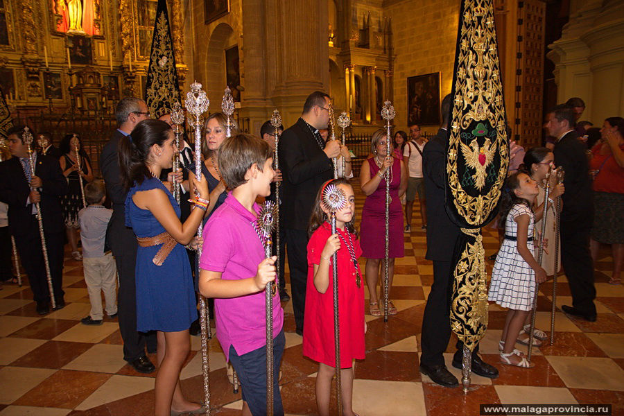 Праздник в честь Virgen de la Victoria. Malaga, 08/09/2011 Малага, Испания