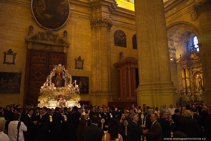 Праздник в честь Virgen de la Victoria. Malaga, 08/09/2011 Малага, Испания