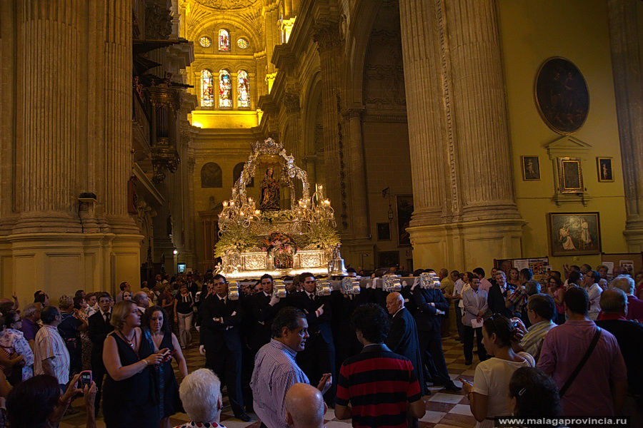 Праздник в честь Virgen de la Victoria. Malaga, 08/09/2011 Малага, Испания