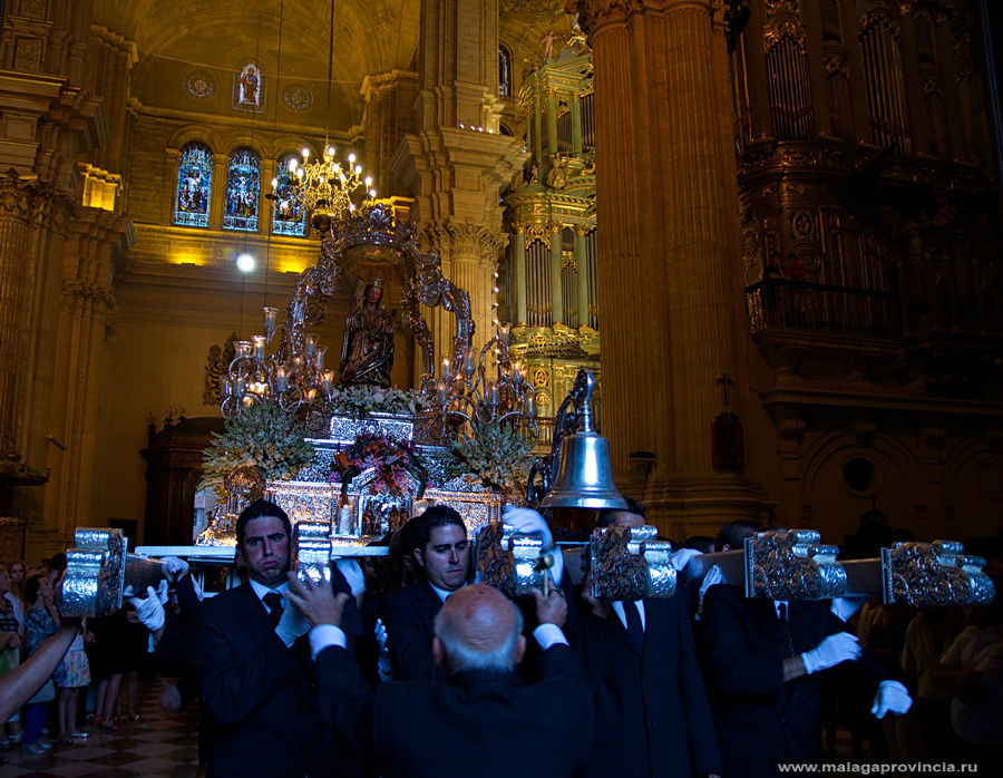 Праздник в честь Virgen de la Victoria. Malaga, 08/09/2011 Малага, Испания