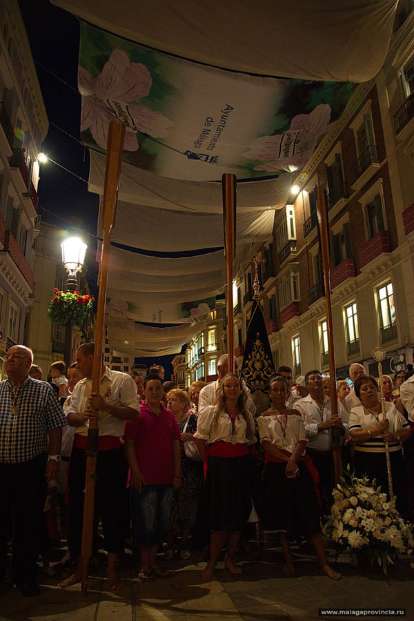 Праздник в честь Virgen de la Victoria. Malaga, 08/09/2011 Малага, Испания