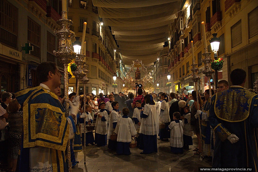 Праздник в честь Virgen de la Victoria. Malaga, 08/09/2011 Малага, Испания