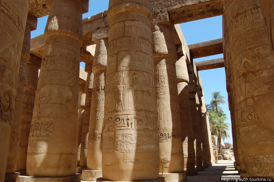 Самый большой храм в мире Луксор, Египет