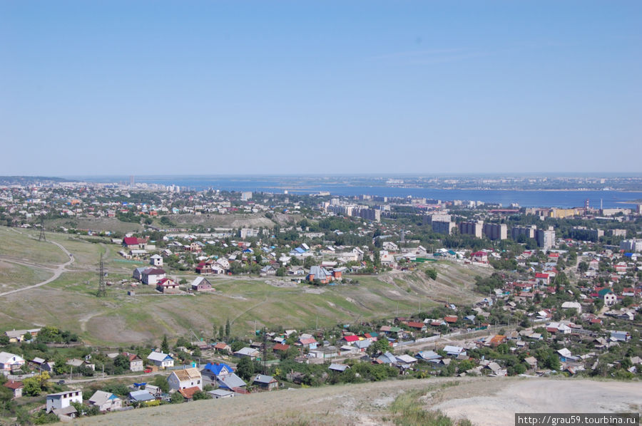 Вид на Саратов с Лысой горы Саратов, Россия