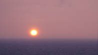 Закат в Охотском море