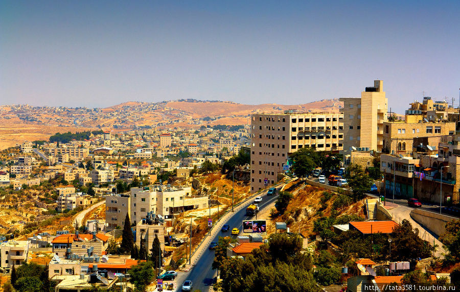 Город Вифлеем в Палестине