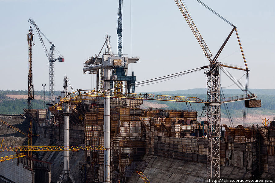 Строительство Богучанской ГЭС Кодинск, Россия