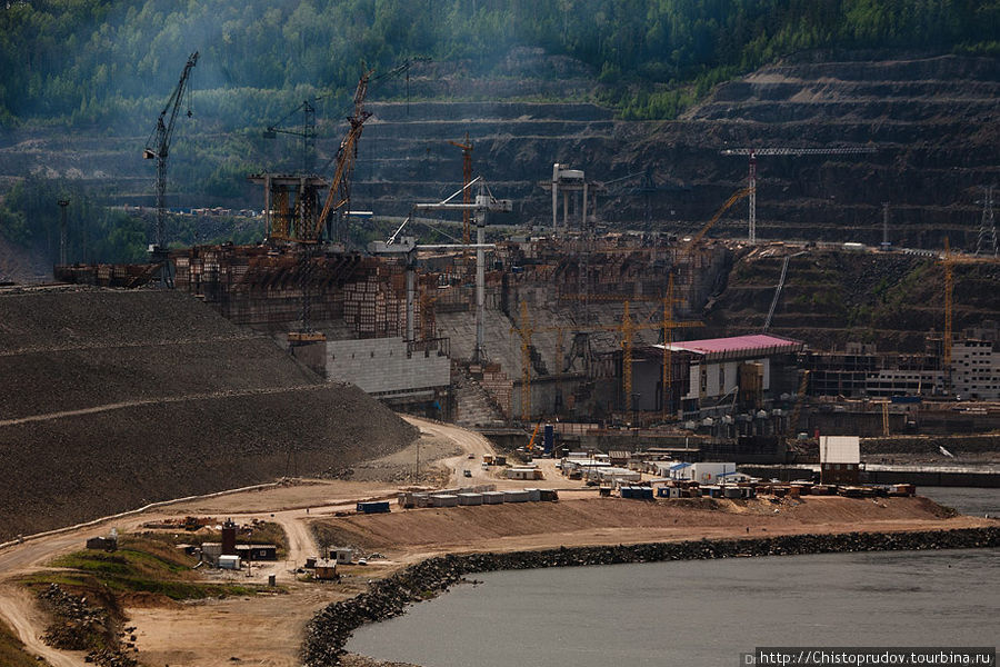 Вот такая она, Богучанская ГЭС! Кодинск, Россия