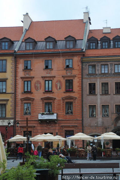 Старая площадь старой Варшавы Варшава, Польша