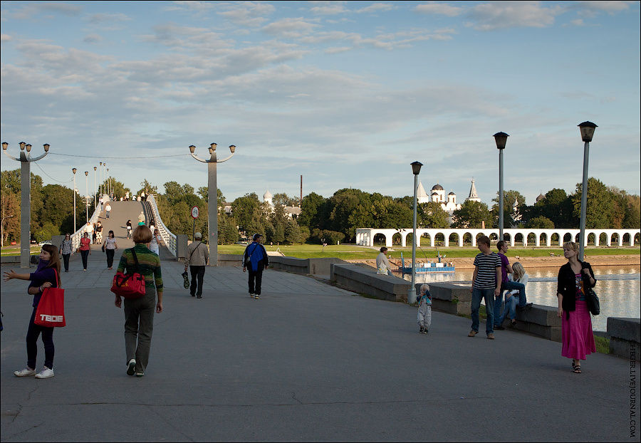 Новгородская набережная Великий Новгород, Россия
