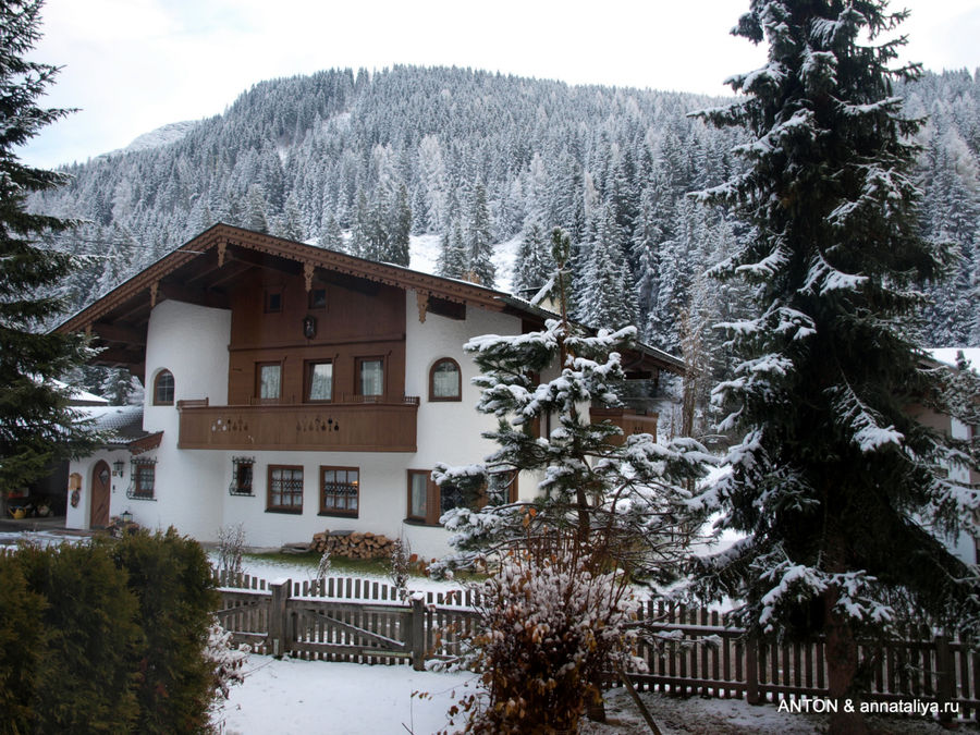 Вид из нашего отеля. Фордерланерсбах, Австрия