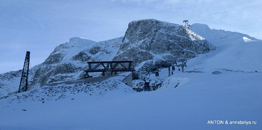 Горные лыжи с малышом в 9 месяцев-часть 3. Самый высокий пик Хинтертукс, Австрия