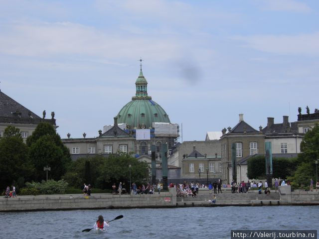 Купол Мраморной церкви. Копенгаген, Дания
