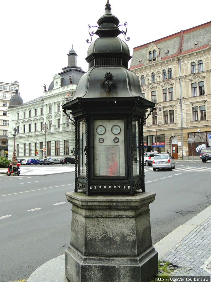 Уличный барометр Либерец, Чехия