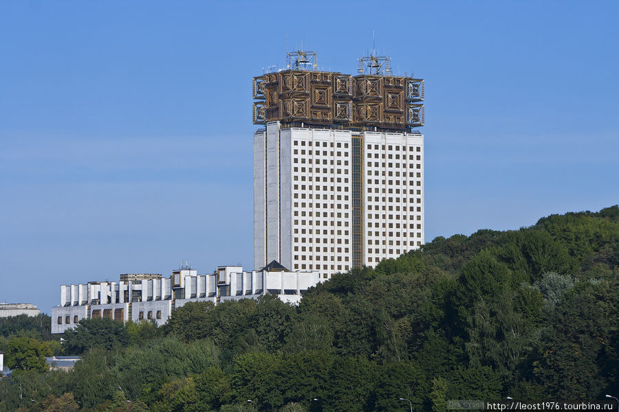 Взгляд с метромоста в лужниках Москва, Россия