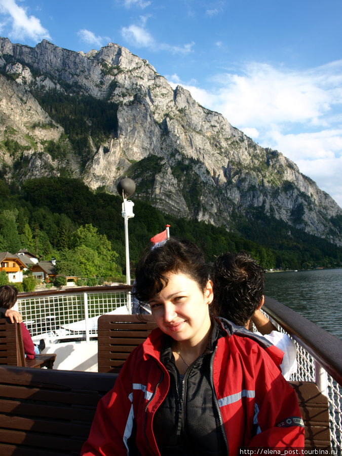 Прогулка по озеру Траунзее Озеро Траунзее, Австрия