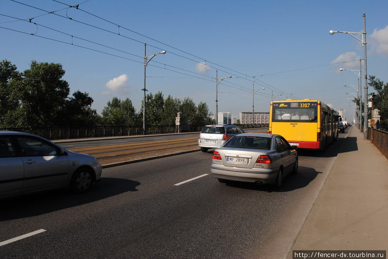 Упадок великого моста Варшава, Польша