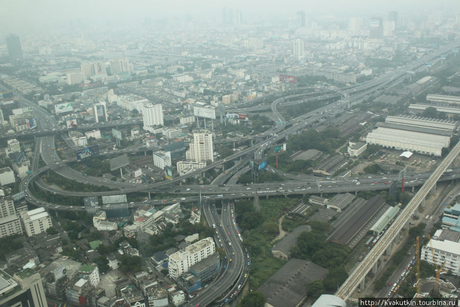 Бангкок становится ближе с высоты Бангкок, Таиланд