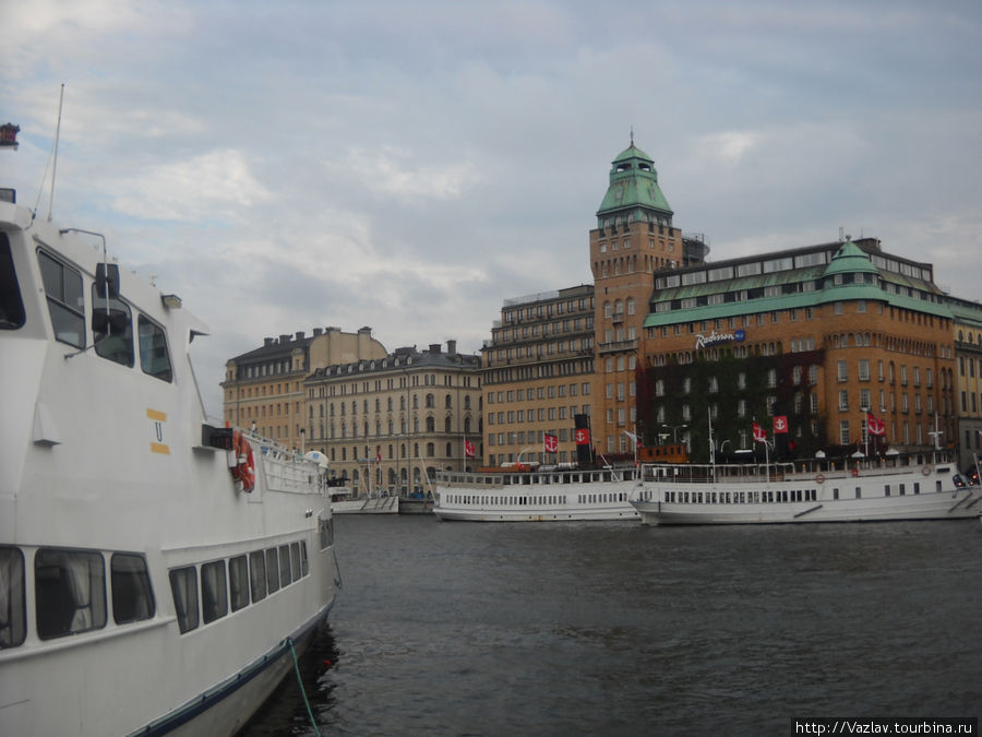 Вид с борта Стокгольм, Швеция