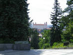 Любуясь великолепным видом на Братиславский Град (Замок)