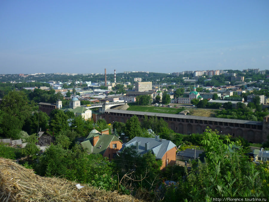 Вид с обзорной площадки у собора Смоленск, Россия