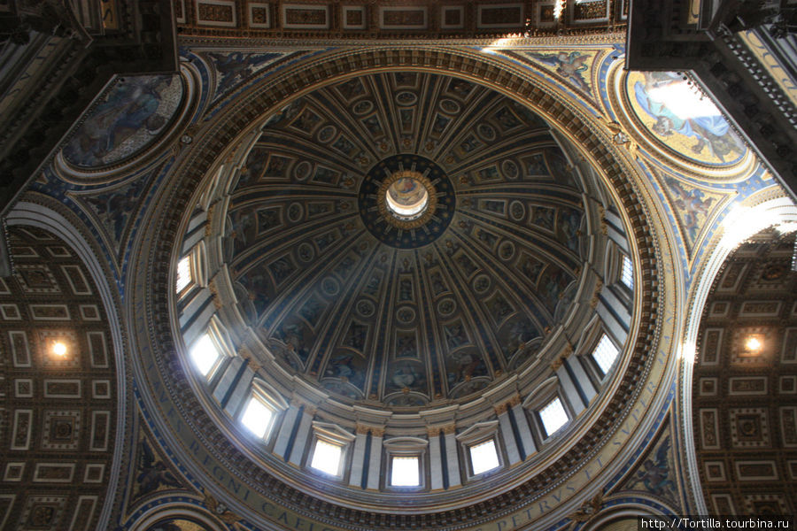 Ватикан. Купол Собора Святого Петра Рим, Италия