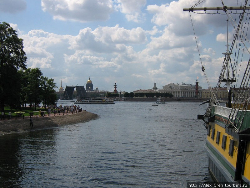 Разведённые мосты Санкт-Петербург, Россия