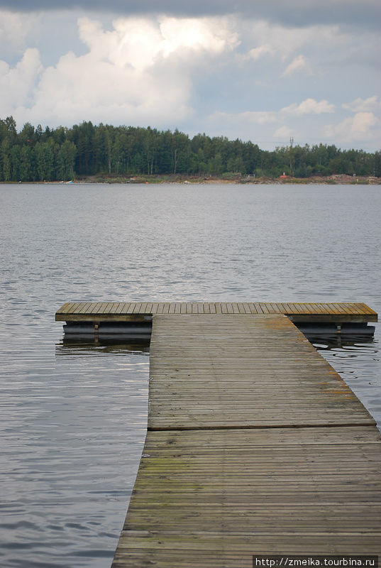 Пристань на озере Саимаа, там же пункт проката лодок. Лаппеенранта, Финляндия