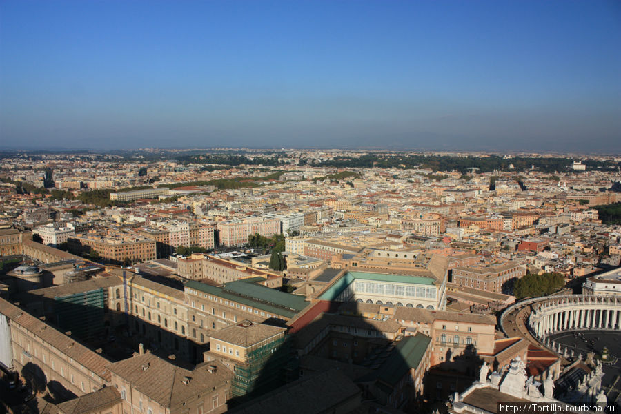 Ватикан и Рим - вид с купола Собора Святого Петра Ватикан (столица), Ватикан