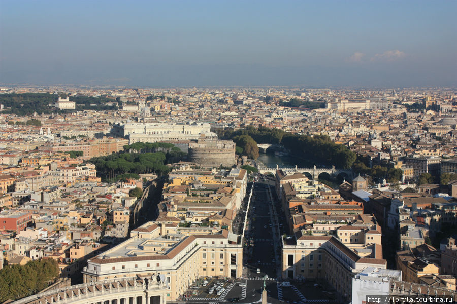 Ватикан и Рим - вид с купола Собора Святого Петра Ватикан (столица), Ватикан