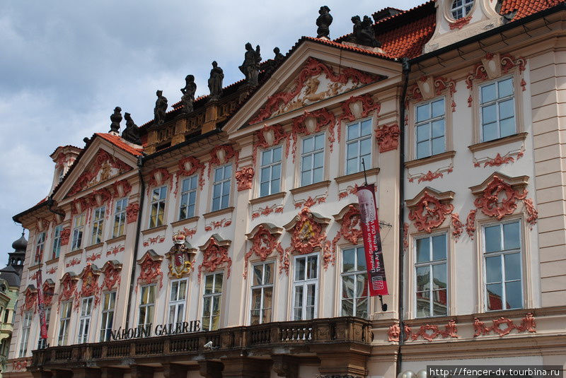 Здание национальной галереи одно из самых заметных Прага, Чехия