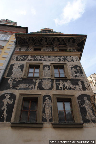 Фасады Староместской площади Прага, Чехия