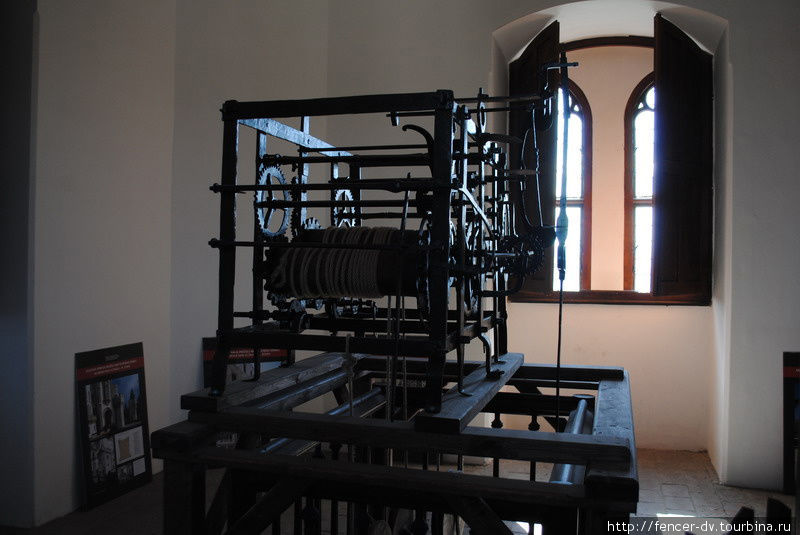 На нижних этажах башни — историческая экспозиция Глубока-над-Влтавой, Чехия