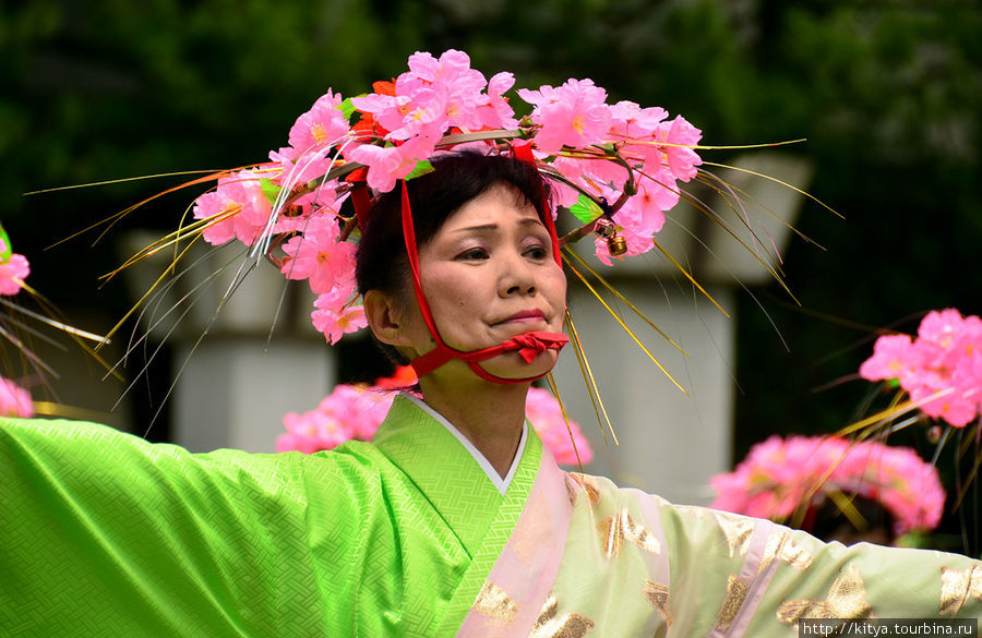 Аоба-мацури: разноцветные люди Коя, Япония